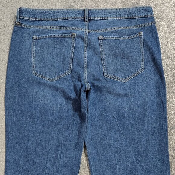 Old Navy NWT Oona Medium Wash Mid Rise Wide Leg Jeans Capsule Classic - Picture 5 of 9